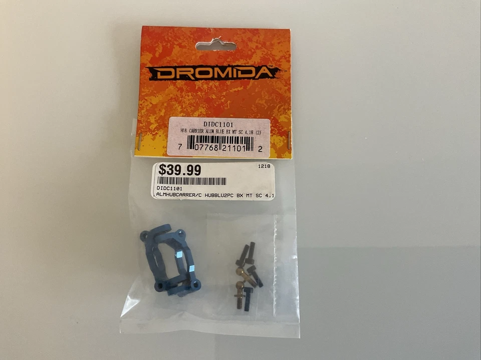 Dromida Hub Carrier Aluminum Blue BX MT SC 4.18 (2pcs) DIDC1101 - Image 1 of 2