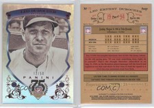 2014 Panini Hall of Fame Blue Shield Red /50 Leo Durocher #75 HOF Shield