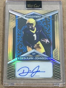 2023 Wild Card Alumination Desjuan Johnson RC Prospect Gold Encased Auto /50 - Picture 1 of 2