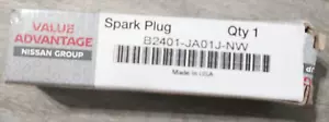 Nissan Group Value Advantage Spark Plug B2401-JA01J-NW - Picture 1 of 3