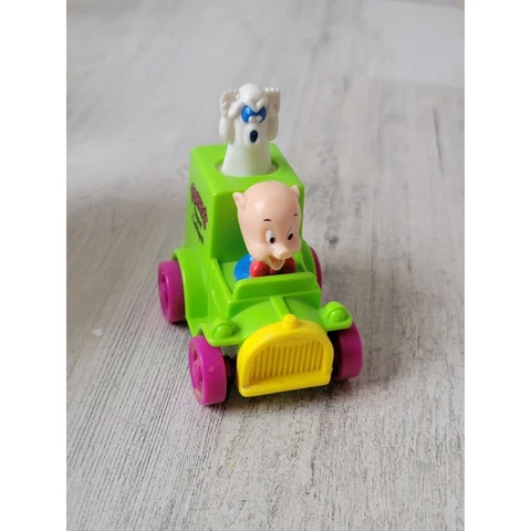 Porky 1992 lime green car ghost truck car toy figure Cover