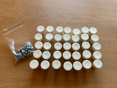 Ikea Griff BAGGANÄS GUBBARP weiss Griff x2 30x22mm + Schrauben - Bild 1 von 4