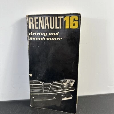 RENAULT 16 ВОЖДЕНИЯ КНИГА - Изображение 1 из 2