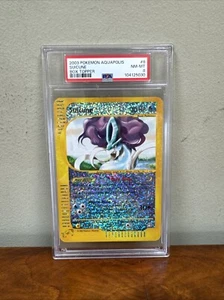 Pokemon Aquapolis Box Topper Suicune Reverse Holo Foil Jumbo Near Mint PSA 8 - Picture 1 of 8