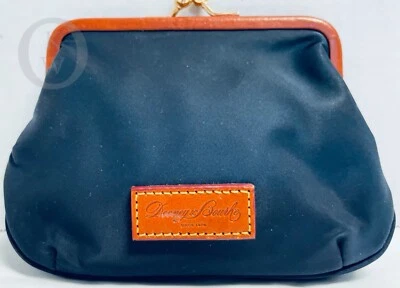 *Dooney & Bourke *Nylon*Marino*Grande*Cartera para monedas con bloqueo de beso*22067L S167A Foto 1 de 4