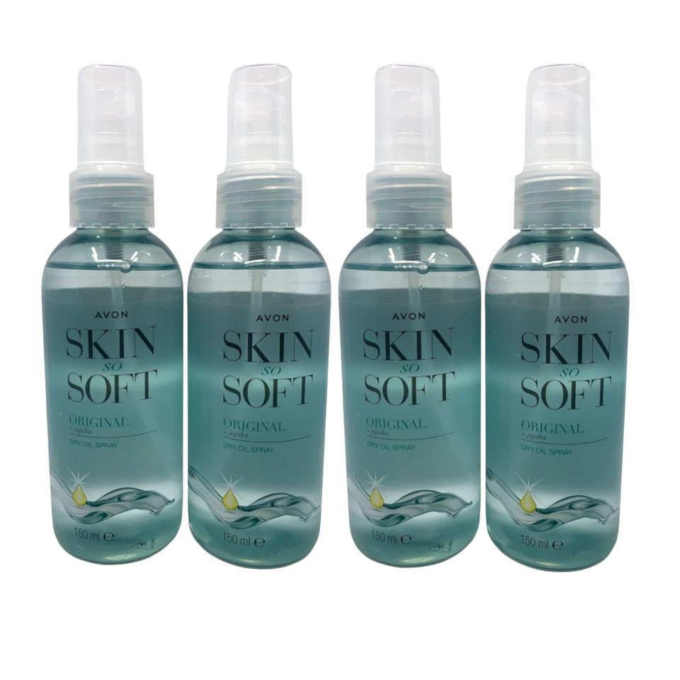 4 x Avon Skin So Soft Original Dry Oil Spray 150ml - image 1 of 1