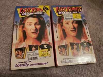 Lot 2 Fast Times at Ridgemont High (VHS, 1999) SEALED NEW - Image 1 of 4