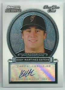2005 Bowman Sterling Eddy Martinez-Esteve First Year Rookie RC Auto #BS-EM - Picture 1 of 1