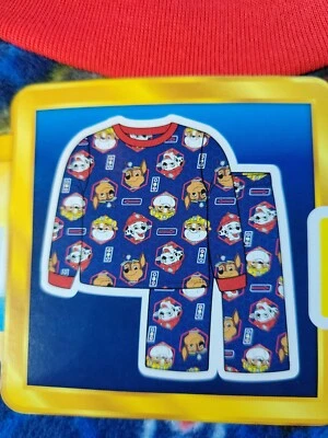 2 Pc Set Blue Paw Patrol Pajamas Flannel Boys  Nick Jr Pajamas/ Pjs  size 2T - Image 1 of 4