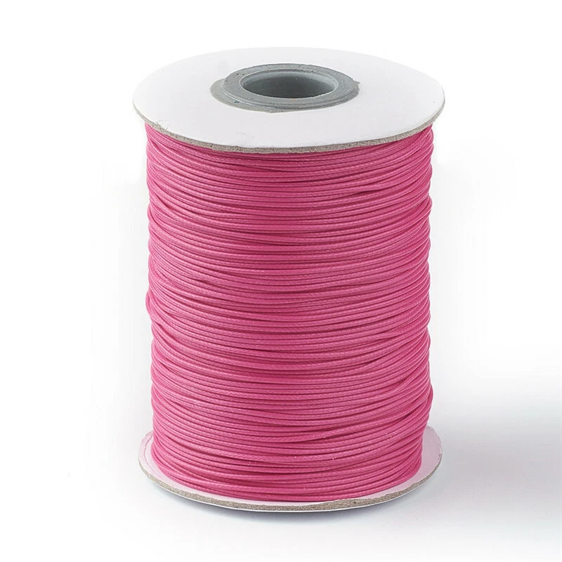 1 Roll 1.0mm Korean Waxed Polyester Cord Jewelry Making Cord Craft Colors Choice - Image 1 of 1