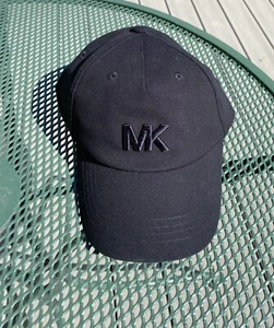 Michael Kors MK Logo Baseball Hat Cap Black One Size New! NWT - Picture 1 of 4