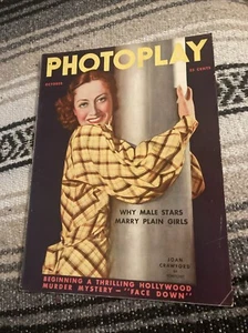 Joan Crawford Photoplay mag Oct 1935 CHAPLIN,BING CROSBY,LUISE RAINER - Bild 1 von 21
