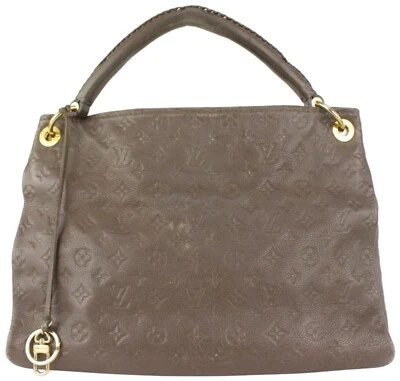 Bolso Hobo Louis Vuitton Marrón Terre Cuero Monograma Empreinte Artístico MM 26lu712s Foto 1 de 4