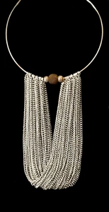 Silver Wire Choker Necklace - Picture 1 of 1