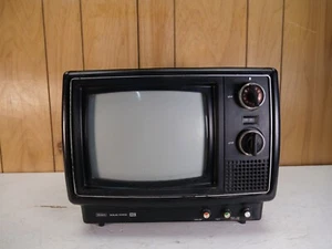 Vintage 9 Inch TV Television Sears Dial Solid State - Picture 1 of 12
