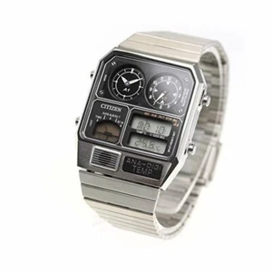 CITIZEN ANA-DIGI TEMP reprint model watch silver JG2101-78E From JAPAN - Picture 1 of 6