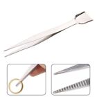 Premium Tweezers with Clip Scoops and Shovels for Jewelry Work