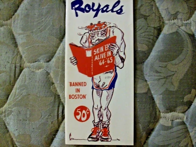 1964-65 Cincinnati Royals Media Guide Anuario Oscar Robertson 1965 Programa AD Foto 1 de 4