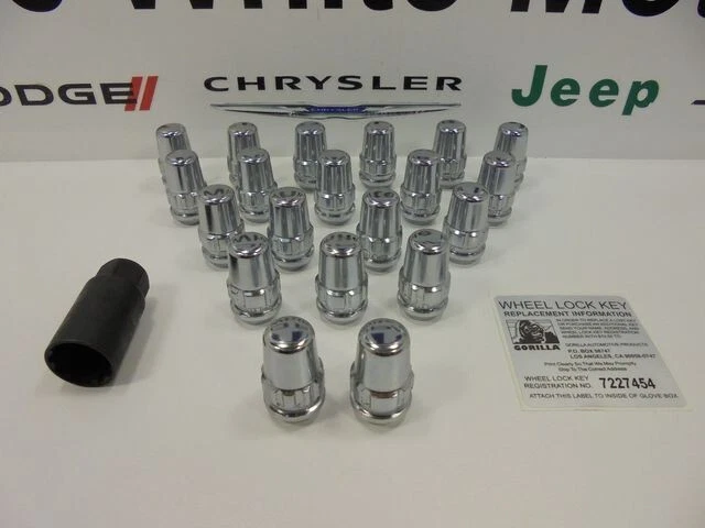 08-23 Challenger Charger 300 Durango Gorilla Bloqueo de Rueda El Sistema Cromo Foto 1 de 2