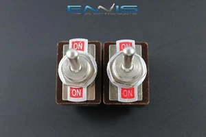 2 PCS TOGGLE SWITCH DPDT ON-ON TOGGLE 3 AMP 250V 5 AMP 125V AC 6 PIN EC-1501 - Picture 1 of 5