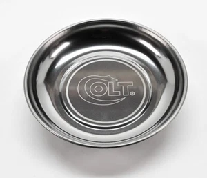 Colt Logo Engraved Reniteco 6" Round Magnetic Parts Tray. Brand New - Picture 1 of 2