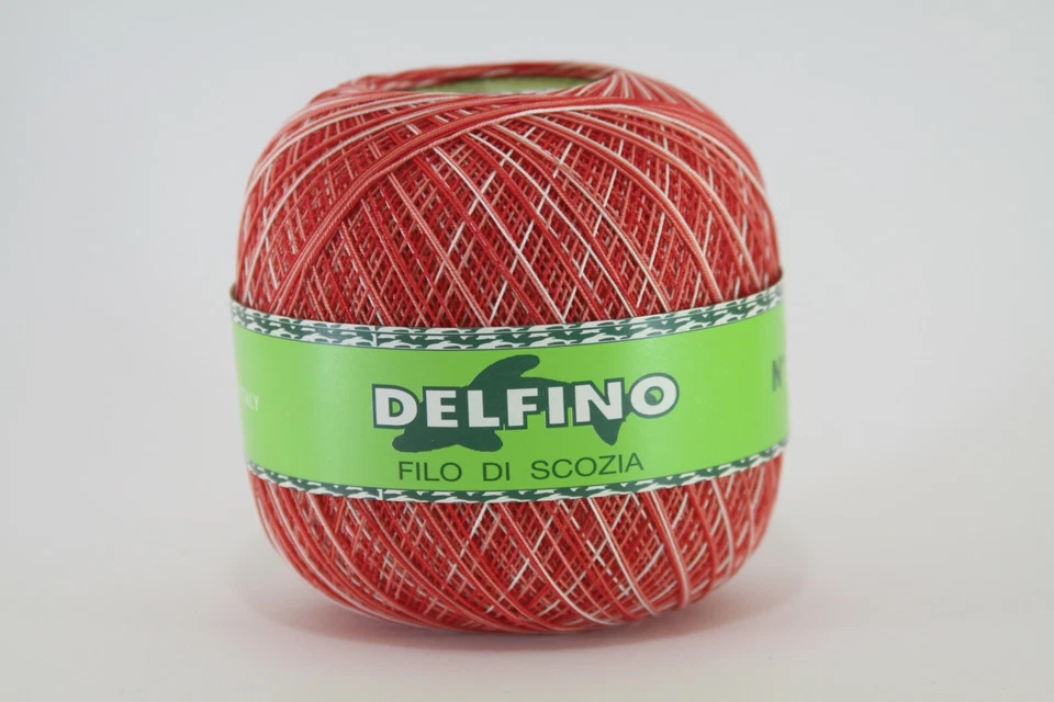 Cotone per uncinetto Delfino sfumato 100% filo di scozia n 5,8,12,16 100gr