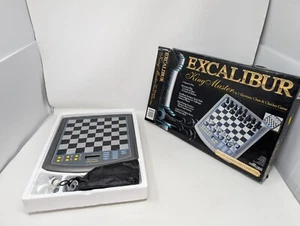 EXCALIBUR King Master - 2 in 1 elektronisches Schach-/Damespiel - GETESTET funktioniert - Bild 1 von 14