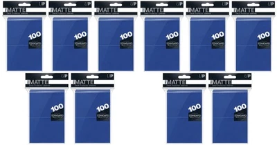 1000 Ultra Pro Matte Standard Size Blue Deck Protectors Card Sleeves mtg - Image 1 of 3