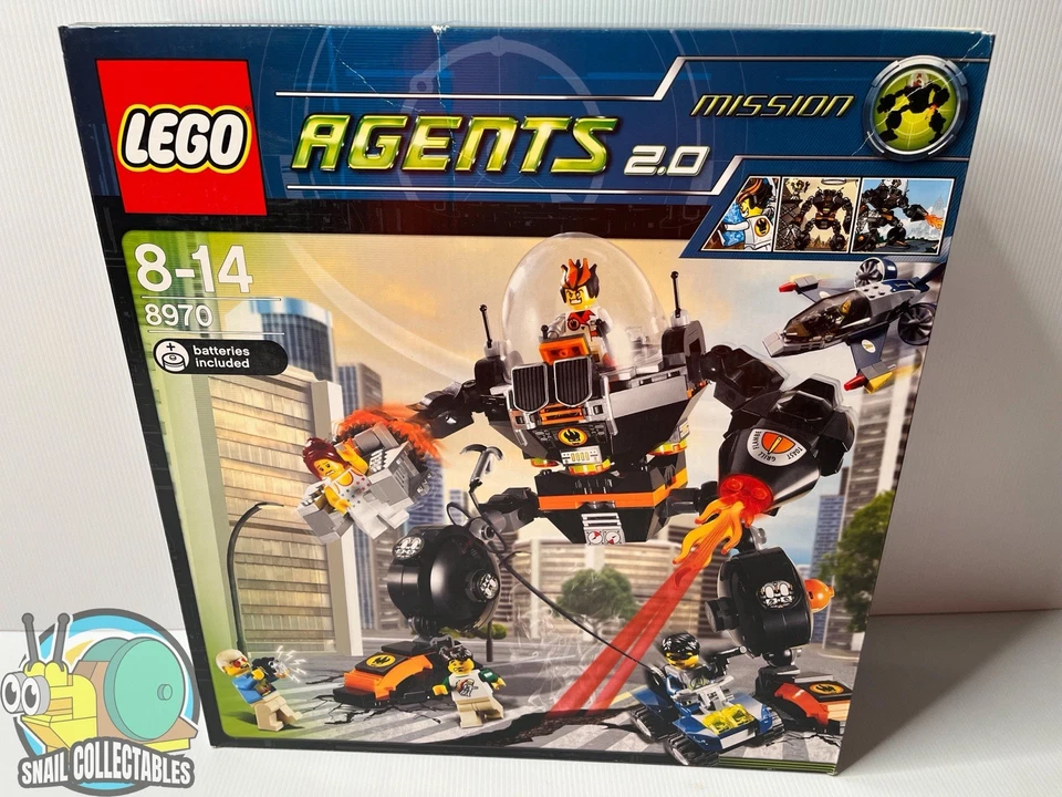 LEGO Agents Robo Attack 8970 (New Sealed) - Image 1 of 4
