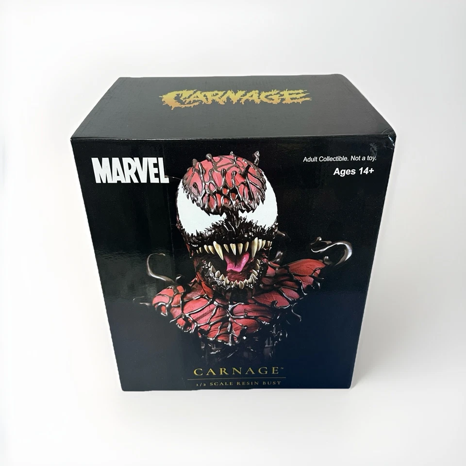 BUSTO RESINA MARVEL CARNAGE ESCALA 1/2 0261 de 1000 DIAMOND SELECT TOYS LIMITED Foto 1 de 4