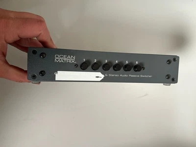 AS IS Ocean Matrix OMX-PSW6SV 6x1 Y/C Video Stereo Audio Passive Switcher Box - Image 1 of 3