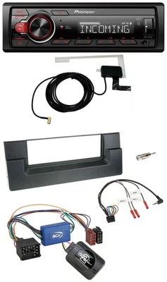 Pioneer USB Lenkrad DAB Bluetooth Autoradio für BMW 5er E39 1996-2004 Aktivsyste - Bild 1 von 4