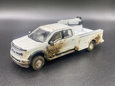 Camión de servicio Ford F-450 2020 doble diésel 4x4 fangoso personalizado 1/64 diecast barro Foto 1 de 4