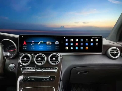 Dual Screen 12.3'' Android CarPlay GPS Stereo For Mercedes C/GLC-Class W205 X253 - Image 1 of 4