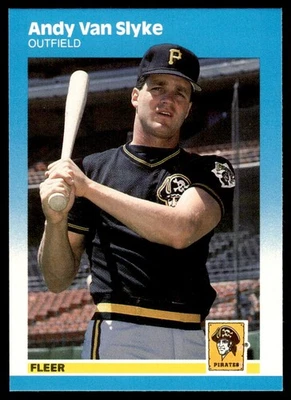 Actualización Fleer 1987 Andy Van Slyke Pittsburgh Pirates #U-121 Foto 1 de 2