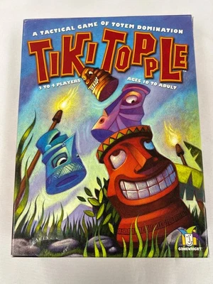 Tiki Topple Board Game : A Tactical Game Of  Totem Domination - Image 1 of 4