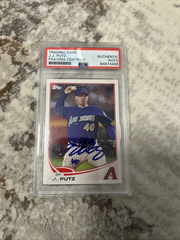 Trading Card J.J Putz PSA/dna Certified Authentic Auto - Image 1 of 2