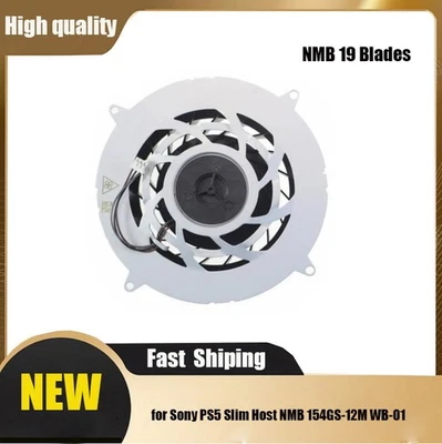 Internal Cooling Fan 19 Blades for Sony PS5 Slim Console NMB 154GS-12M WB-01 FS - Image 1 of 4