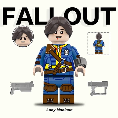 Fallout Lucy Maclean Custom Minifigure 2 inch gift for fan birthday for friends - Image 1 of 2