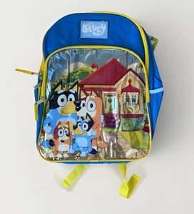 Bluey 16" Canvas großer Schulrucksack mit 2 Netztaschen - Bild 1 von 2