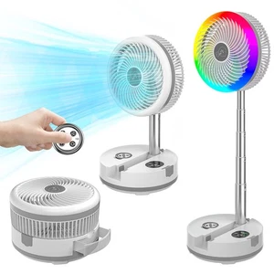 120 Hr Portable Rechargeable Battery Powered Fan,40000mAh Oscillating Stand Fan - Picture 1 of 7
