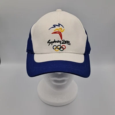 Gorra blanca vintage Deadstock 2000 Sydney Olympics rara Foto 1 de 4