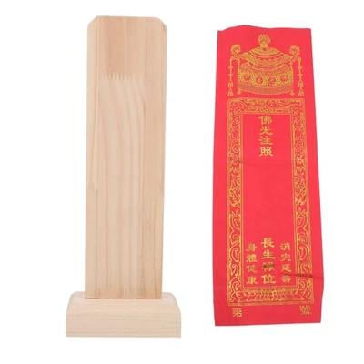 1pc Creepy Halloween Vintage Temporary Memorial Tablet Wood Halloween Prop - Image 1 of 4