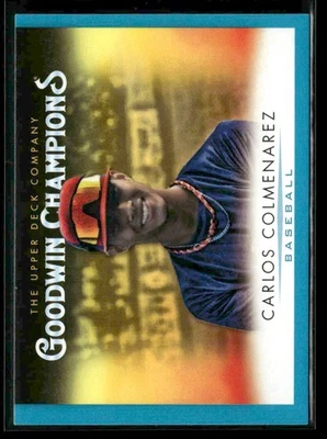 Goodwin Champions #69 Carlos Colmenarez Turquoise - Image 1 of 2