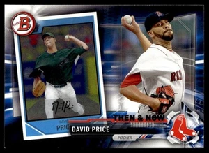 2017 Topps Bowman Then & Now David Price Boston Red Sox #BOWMAN-14 - Picture 1 of 2