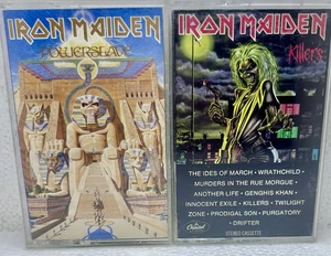 Iron Maiden • Killers And Power Slave• 2 Pack Stereo Cassettes Pre-Owned. Tested - Picture 1 of 6