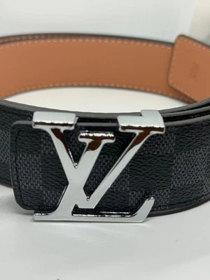 Cinturón Louis Vuitton Damier Grafito Hebilla Talla Negro 48-120 (Se adapta a Cintura 30-36′′) Foto 1 de 4