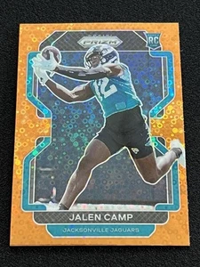 2021 Panini Prizm - Rookie Jalen Camp #410 Orange Disco Prizm (RC) - Picture 1 of 2
