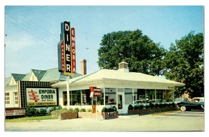 EMPORIA, VIRGINA - NEW EMPORIA DINER - VINTAGE POSTCARD - Picture 1 of 2