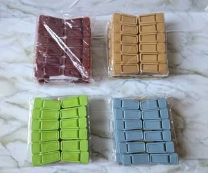 NUEVO 24 clips de papel/chip en el color de tu elección: verde, azul, tostado, borgoña - Imagen 1 de 7